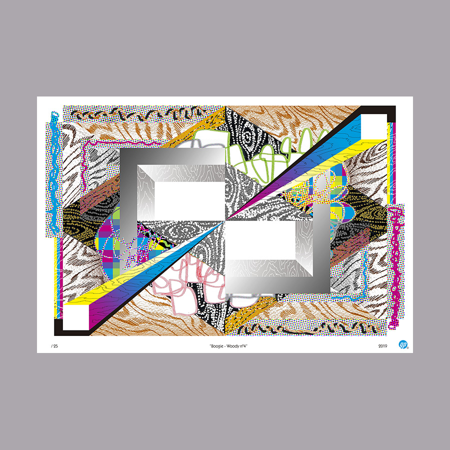 Boogie-Woody #4. 2019. Impresión Giclée sobre papel mate de algodón, edición 1/25, 12” x 17’’.